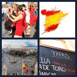 4 Bilder 1 Wort SPANIEN