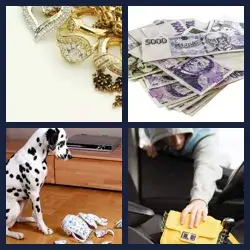 4 Bilder 1 Wort WERTVOLL
