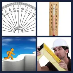 4 Bilder 1 Wort GRAD