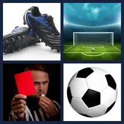 4 Bilder 1 Wort FUßBALL