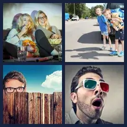 4 Bilder 1 Wort SCHAUEN