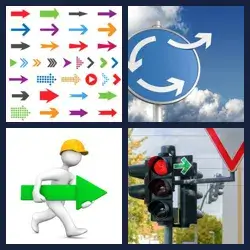 4 Bilder 1 Wort RECHTS