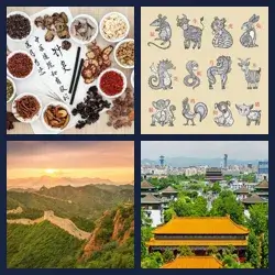 4 Bilder 1 Wort CHINA