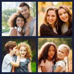 4 Bilder 1 Wort FREUNDIN