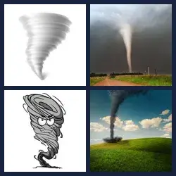 4 Bilder 1 Wort TORNADO