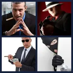 4 Bilder 1 Wort GANOVE