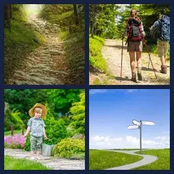 4 Bilder 1 Wort PFAD