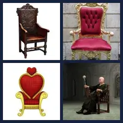 4 Bilder 1 Wort THRON