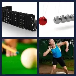 4 Bilder 1 Wort STOßEN