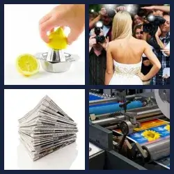 4 Bilder 1 Wort PRESSE
