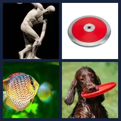 4 Bilder 1 Wort DISKUS