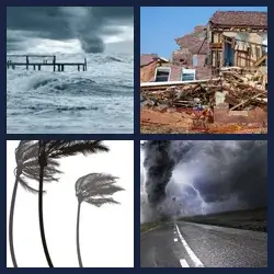 4 Bilder 1 Wort ORKAN