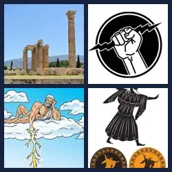 4 Bilder 1 Wort ZEUS