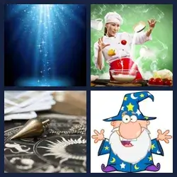 4 Bilder 1 Wort MAGIE