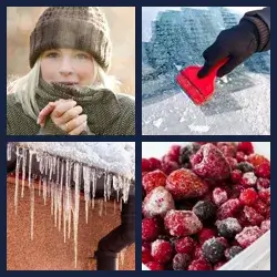 4 Bilder 1 Wort FRIEREN